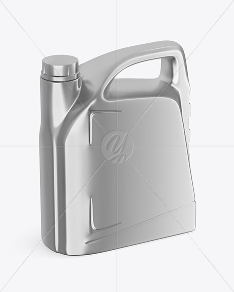 Metallic Jerry Can Mockup PSD #3