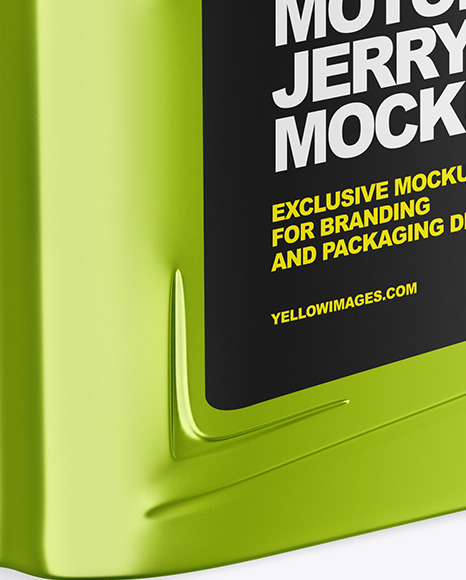 Metallic Jerry Can Mockup PSD #1