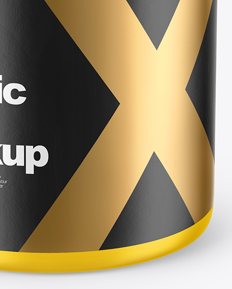 Matte Plastic Jar Mockup PSD #6