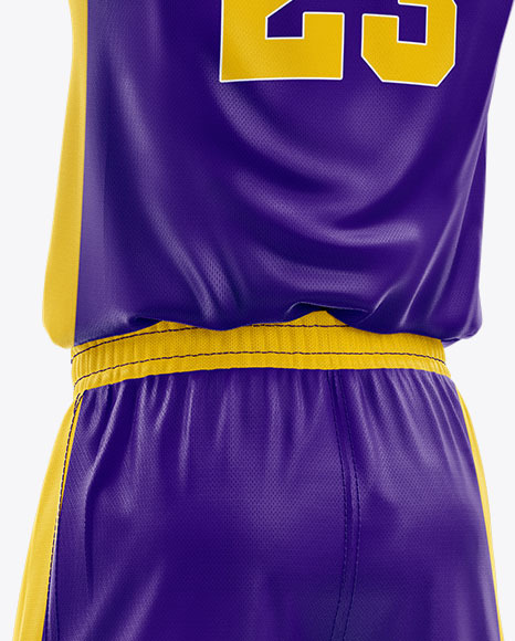 Basketball Kit Mockup   Half Side View PSD #6