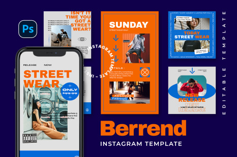 Berrend Instagram Template