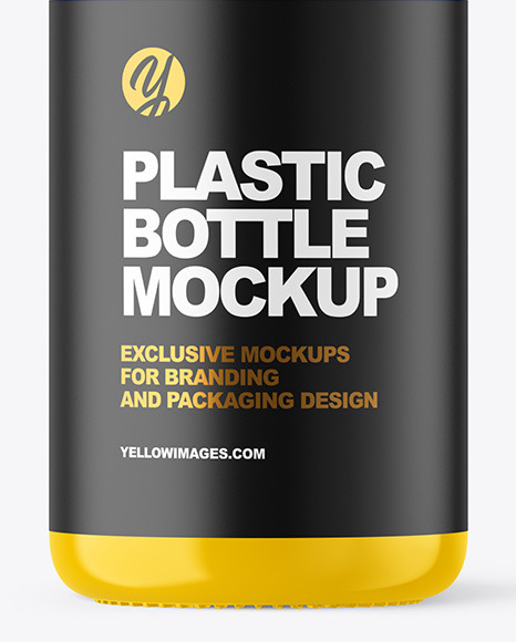 Glossy Cosmetic Bottle with Pump Mockup PSD #6