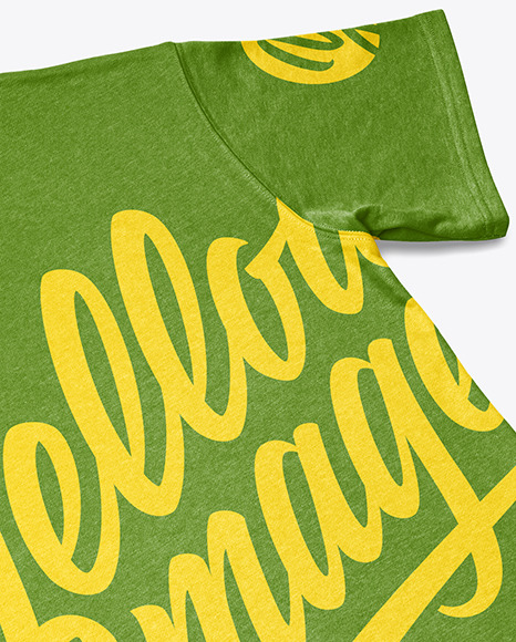 T Shirt with Round Neck Mockup PSD #5