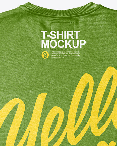 T Shirt w  Round Neck Mockup PSD #1