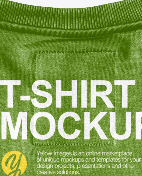 T Shirt w  Round Neck Mockup PSD #6