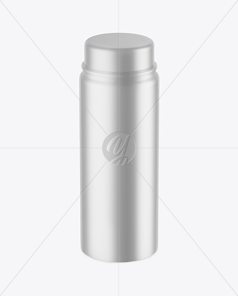 Matte Metallic Bottle Mockup PSD #3