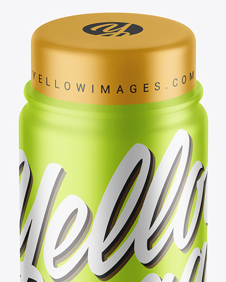 Matte Metallic Bottle Mockup PSD #7