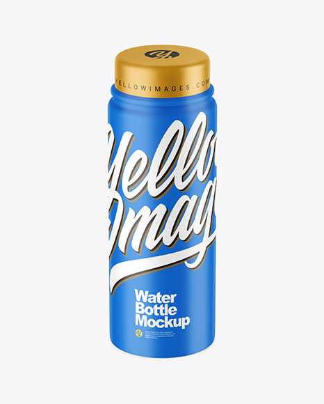 Matte Plastic Bottle Mockup