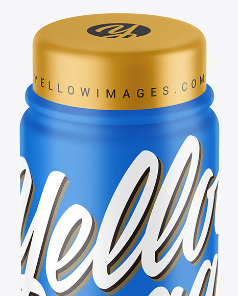 Matte Plastic Bottle Mockup PSD #1