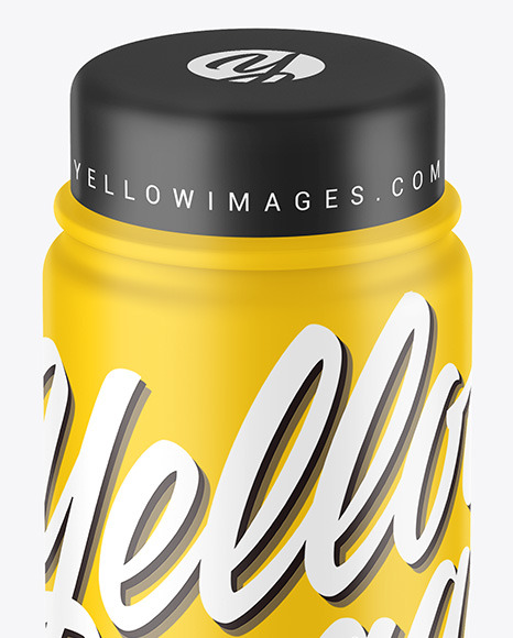 Matte Plastic Bottle Mockup PSD #7