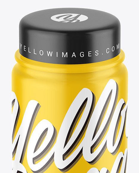 Glossy Plastic Bottle Mockup PSD #7