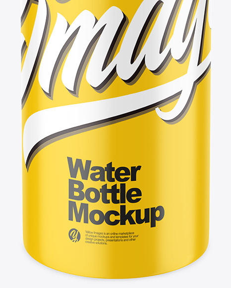 Glossy Plastic Bottle Mockup PSD #5