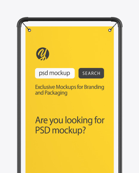 Advertising Stand Mockup PSD #2