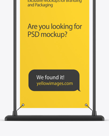 Advertising Stand Mockup PSD #1