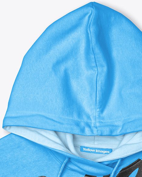 Hoodie Mockup – Top View PSD #2