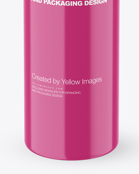 Glossy Tube w  Pencils Set Mockup PSD #5