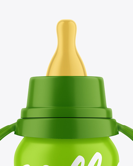 Matte Baby Bottle Mockup PSD #6