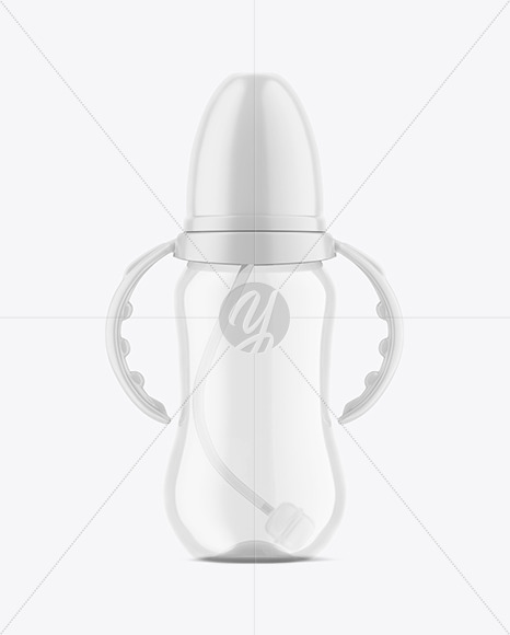 Clear Baby Bottle Mockup PSD #3