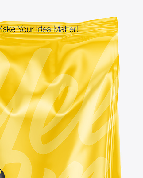 Glossy Food Bag Mockup