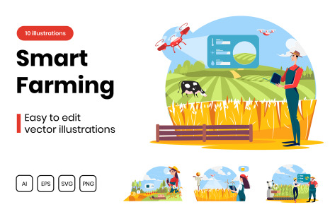 M326_ Smart Farming Illustrations