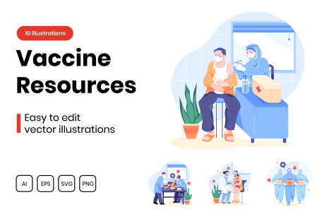 M313_ Vaccine Resources Illustrations
