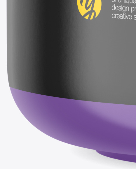 Matte Plastic Cream Jar Mockup PSD #6