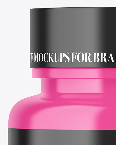 Matte Pills Bottle Mockup PSD #1