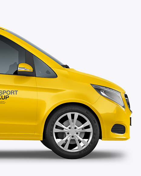 Van Mockup   Side View PSD #6