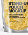 Clear Plastic Pouch w/ Grated Cheese Mockup