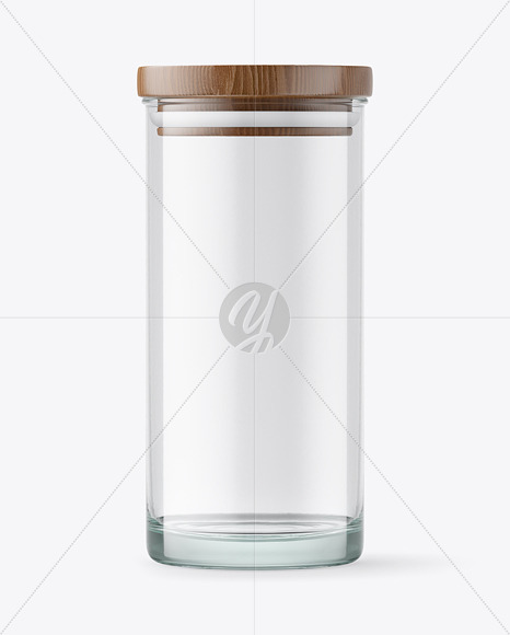 Glass Tube with Wooden Cap Mockup PSD #3