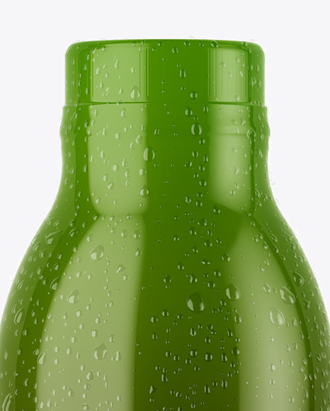 PET Bottle in Shrink Sleeve Mockup