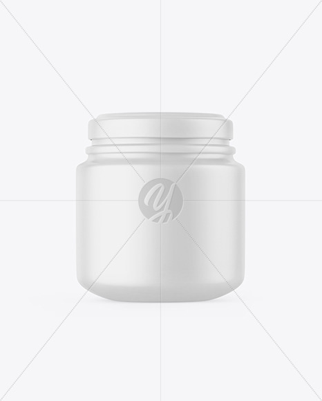 Matte Cosmetic Jar Mockup care 91951