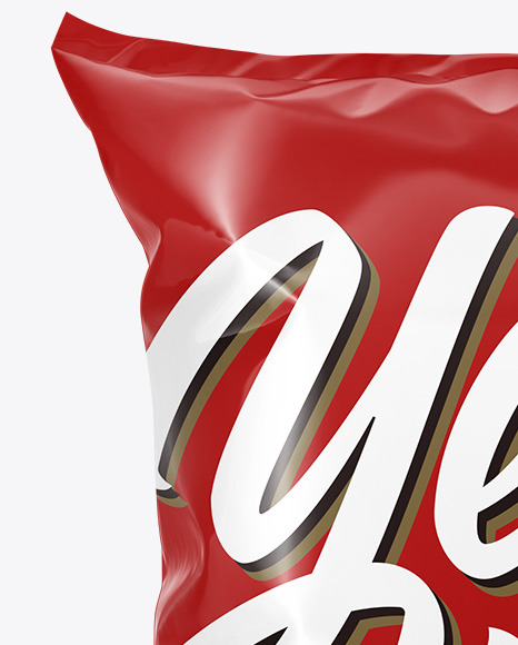 Glossy Snack Package Mockup PSD #2