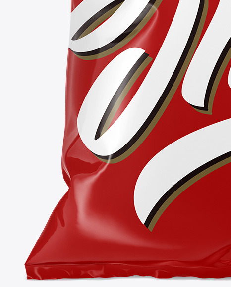 Glossy Snack Package Mockup PSD #1