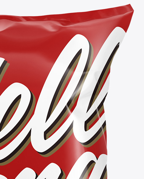 Glossy Snack Package Mockup PSD #6