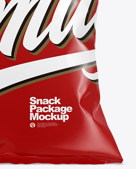 Glossy Snack Package Mockup PSD #7