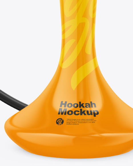 Hookah with Glossy Flask Mockup PSD #7