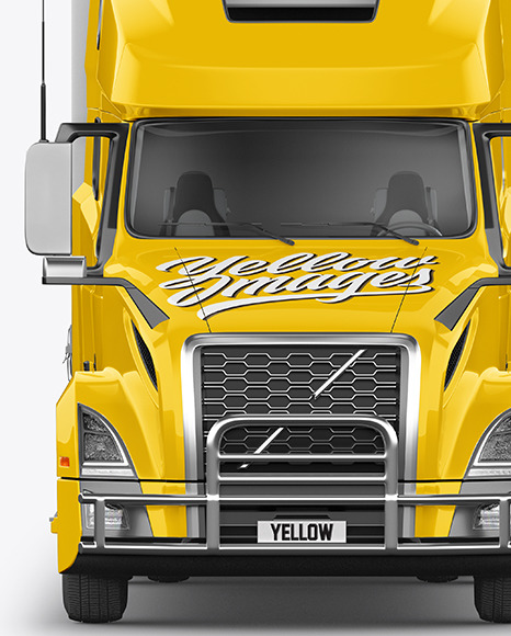 Truck Mockup - Front View