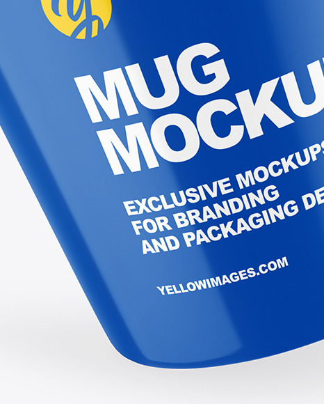 Glossy Mug Mockup PSD #4