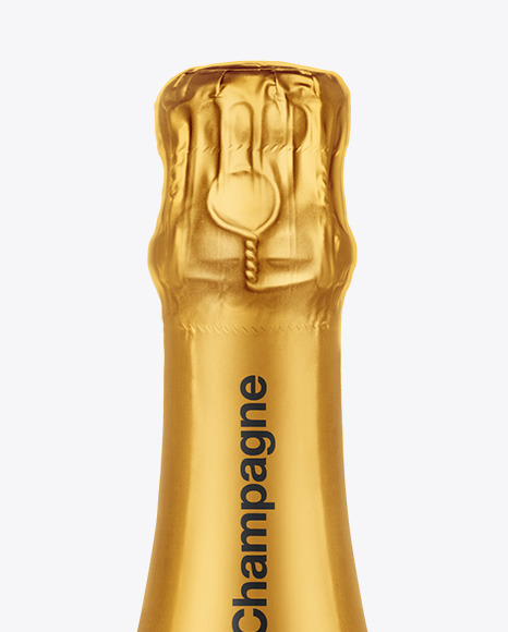 Antique Green Glass Champagne Bottle Mockup Antique Green Glass Champagne Bottle Mockup