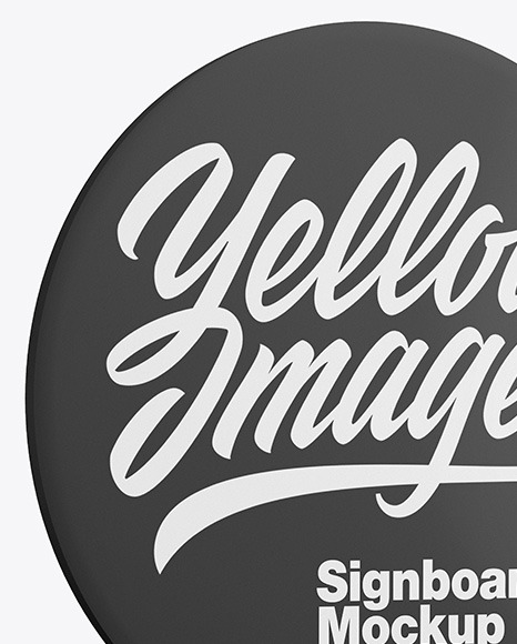 Signboard Mockup PSD #2