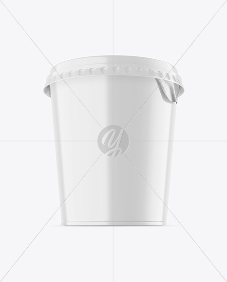 Glossy Plastic Cup Mockup PSD #3