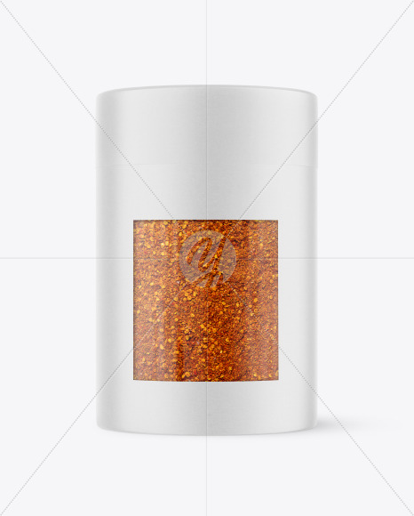 Kraft Tube with Spices Mockup PSD #3