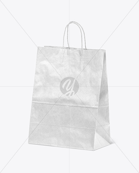 Kraft Paper Shopping Bag Mockup PSD #1