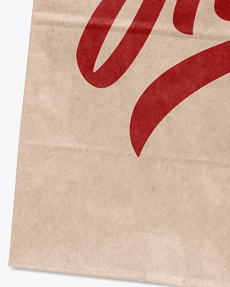 Kraft Paper Shopping Bag Mockup PSD #7