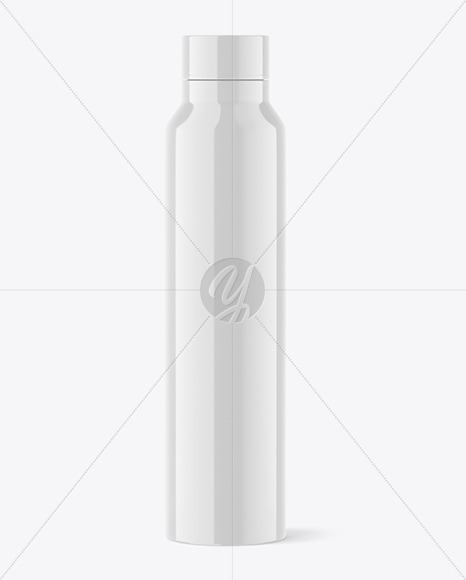 Glossy Plastic Bottle Mockup PSD #3