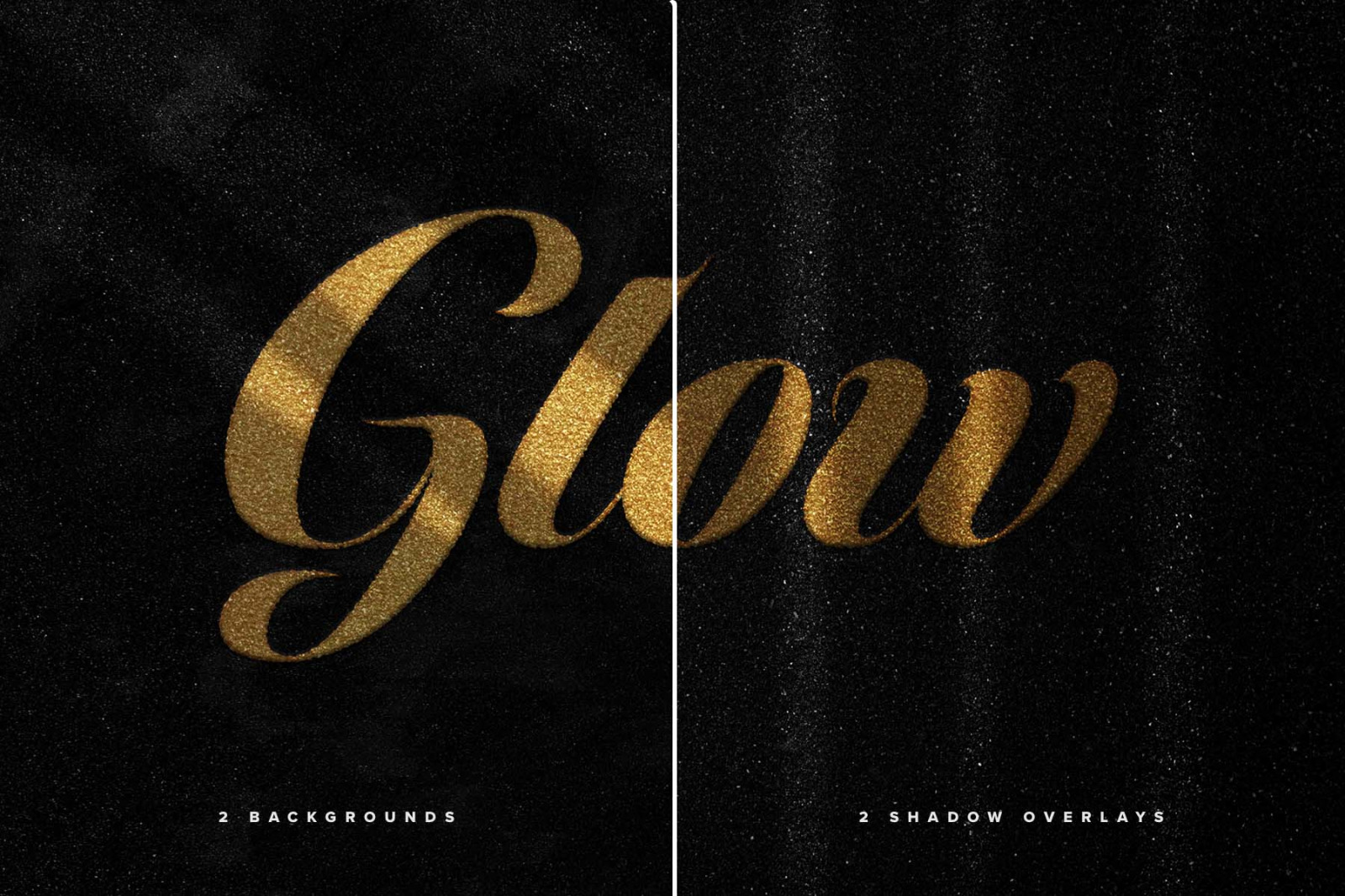 Glitter Text Effect on Yellow Images Creative Store