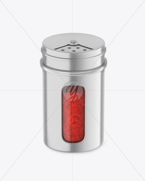 Metallic Spice Jar w  Paprika Mockup PSD #3
