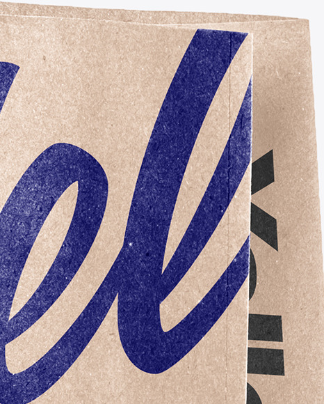 Kraft Paper Shopping Bag Mockup PSD #1