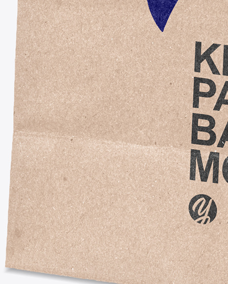 Kraft Paper Shopping Bag Mockup PSD #5